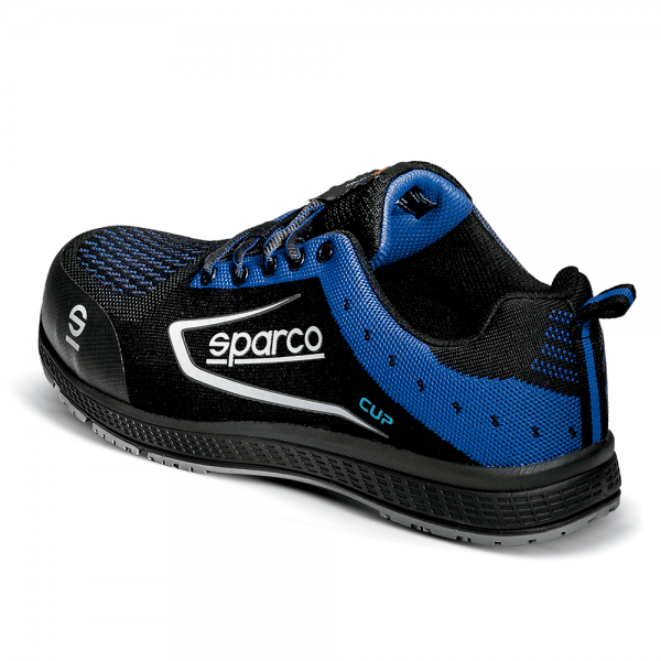 Sparco Zapatos de seguridad ligeros modernos unisex Practice S1P Niki  Azul/Naranja Talla de la UE 44, hombres10 D(M) US=44eu