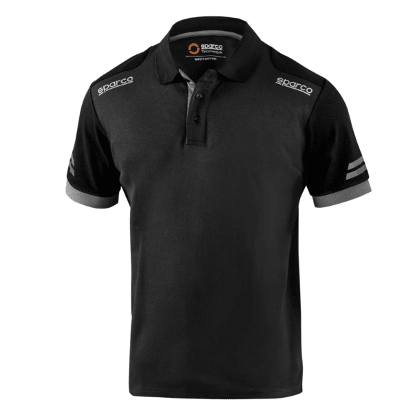 polo-sparco-toledo-frontal-negro-gris