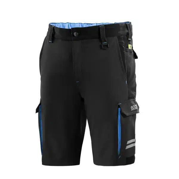 bermuda-sparco-atlanta-frontal-negro-azul