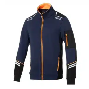 sudadera-sparco-alabama-frontal-marino-naranja